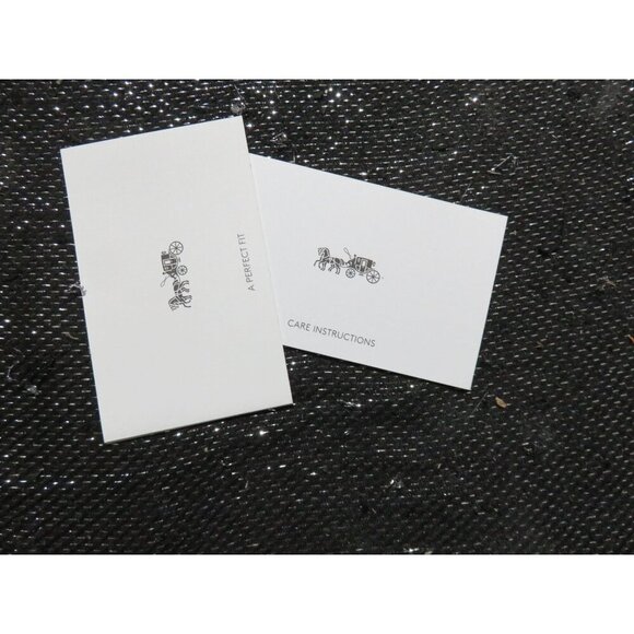 Coach NWT Alexa Signature Turnlock Silver Metallic Crinkle Leather Crossbody - Picture 11 of 12